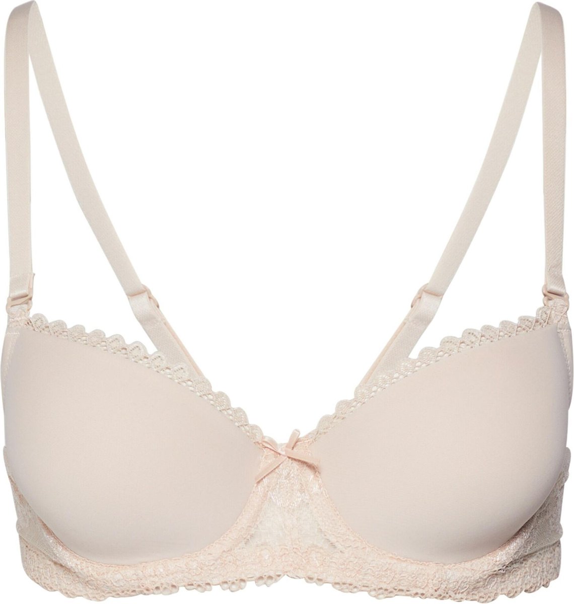 ESOTIQ Kassidy 20183 - Push-upbeha - Sterk gevoerde cups - Kant Beige