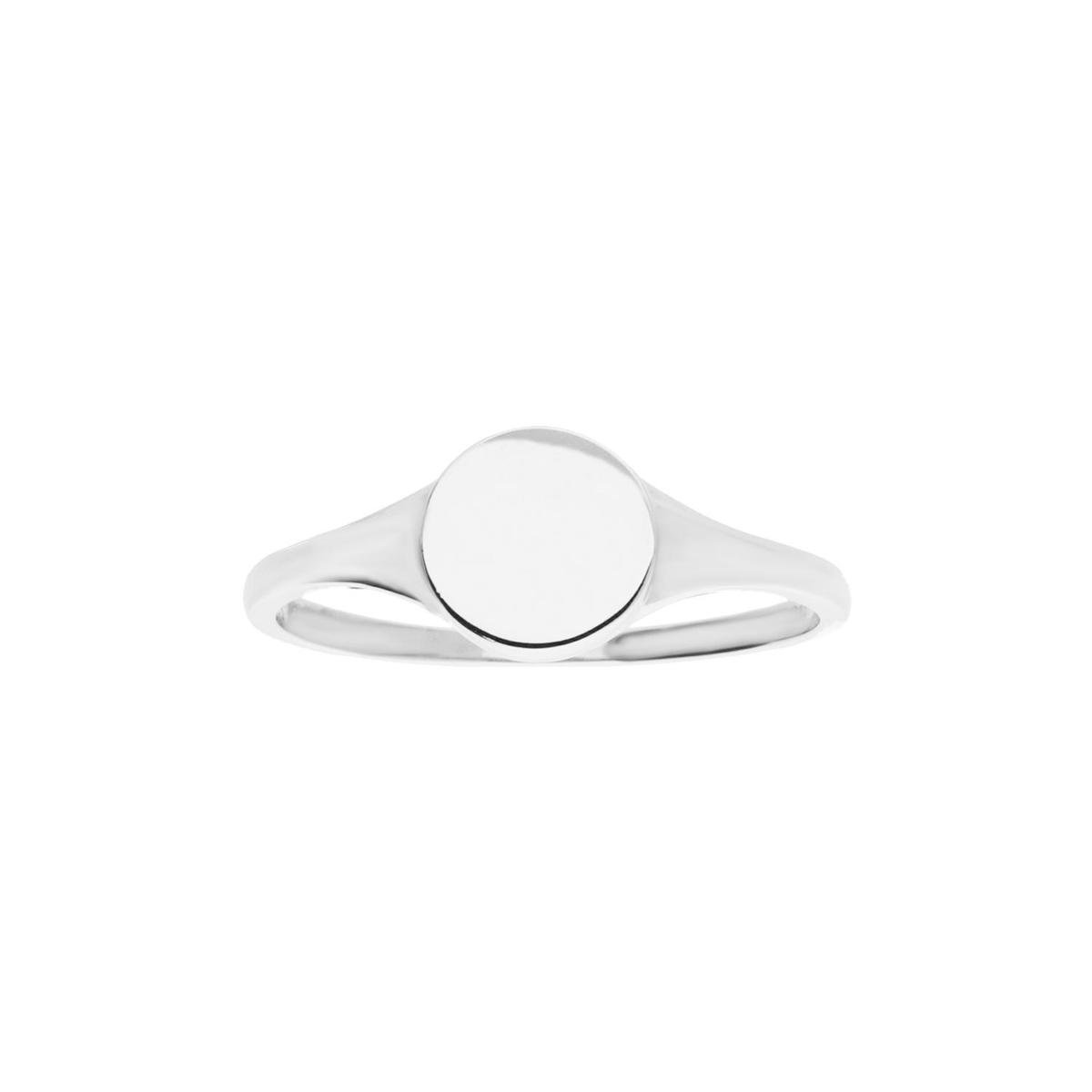 Silver Lining ring Signet rond 925 zilver