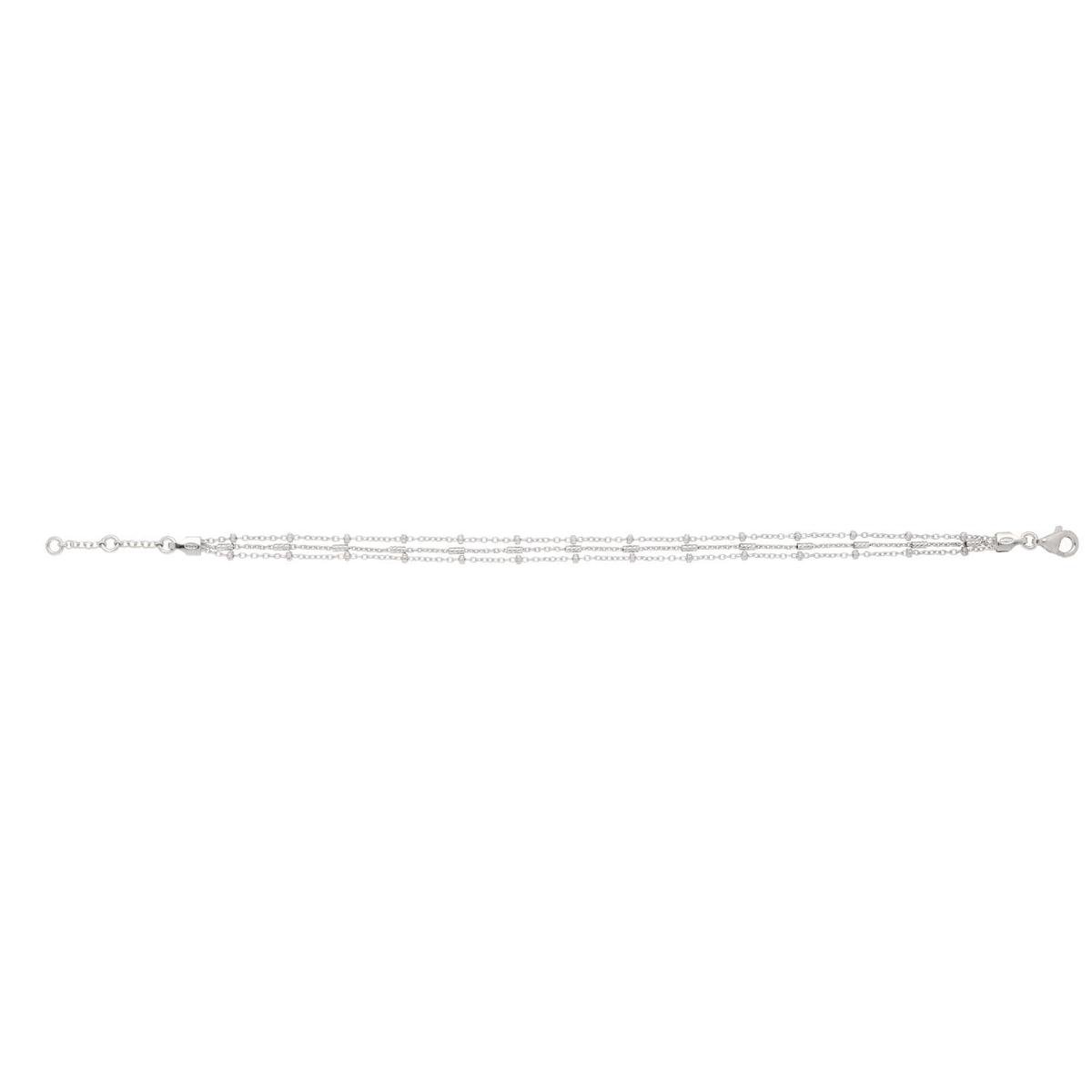 Silver Lining 104.1220.19 Dames Armband - Sieraad - Schakelarmband - Zilver - 925 Zilver - 19 cm lang
