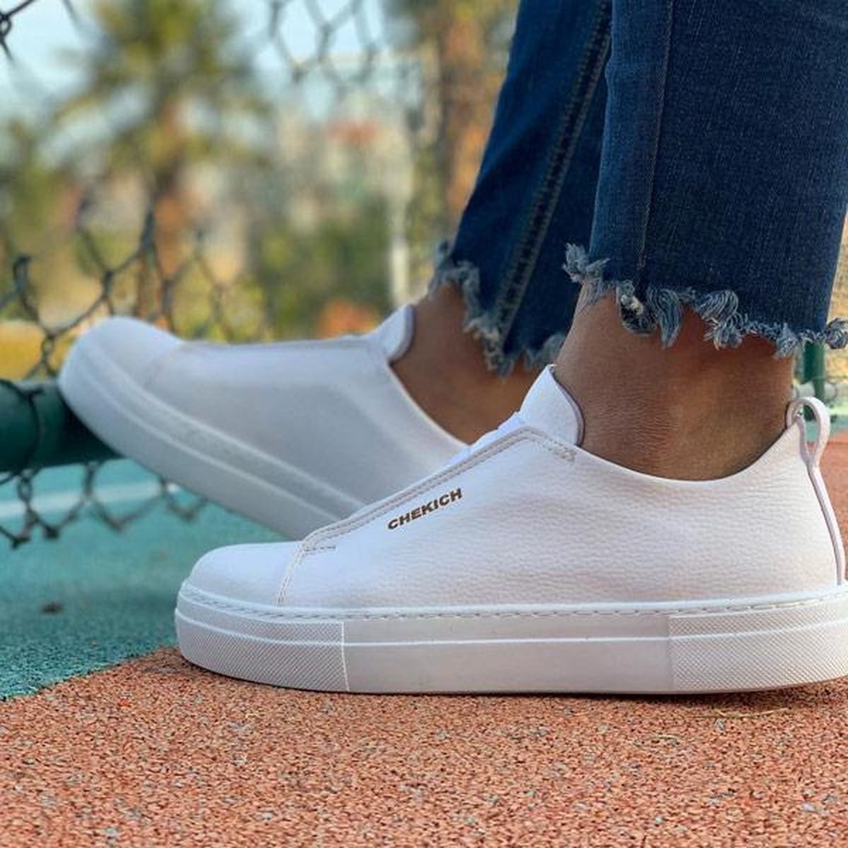 Chekich Heren Sneaker - wit - schoenen - CH013 - maat 42 | bol.com