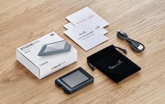 SecuX W20 - Hardware wallet - Bitcoin - Crypto - Geschikt voor Ledger Nano S / X en Trezor