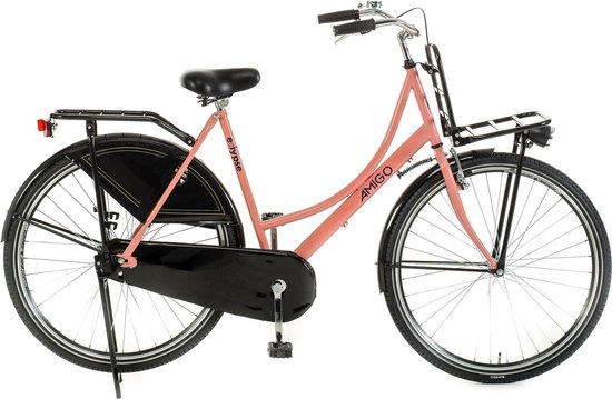 Amigo Eclypse Transport bike 28 pouces - Vélo hollandais avec porte-bagages  avant -... | bol.com