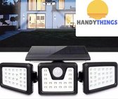 Krachtige 108 LED Solar Wandlamp Buiten met Remote - Solar Buitenlamp met Bewegingssensor- Tuinverlichting op Zonne-energie - Security Light - Schijnwerper - Floodlight