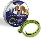 Vlooienband voor honden | groen | 100% natuurlijk | tegen vlooien en teken | geschikt voor alle honden | geen chemicaliën| langdurige bescherming | waterproof | anti allergie | veilig voor uw