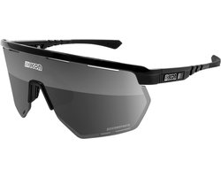 Scicon - Fietsbril - Aerowing - Zwart Gloss - Multimirror Lens Zilver