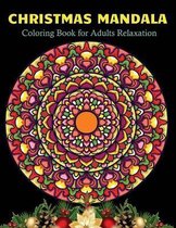 Christmas Mandala coloring book for adults relaxation