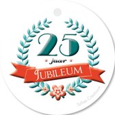 Tallies Cards - kadokaartjes  - bloemenkaartjes - Jubileum 25 jaar - Primo - set van 5 kaarten - jubileum - mijlpaal - 100% Duurzaam