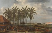 Het kasteel van Batavia, Andries Beeckman - Foto op Forex - 45 x 30 cm