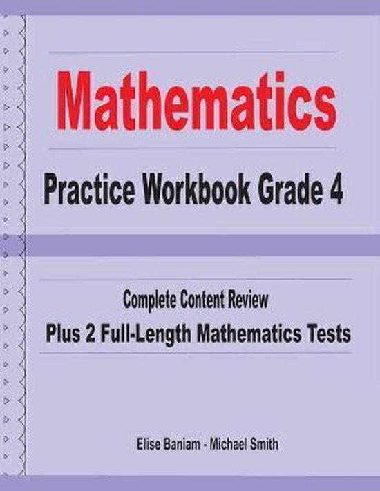 Mathematics Practice Workbook Grade 4 - cover