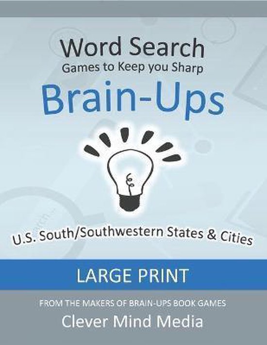 Brain-Ups Large Print Word Search - cover