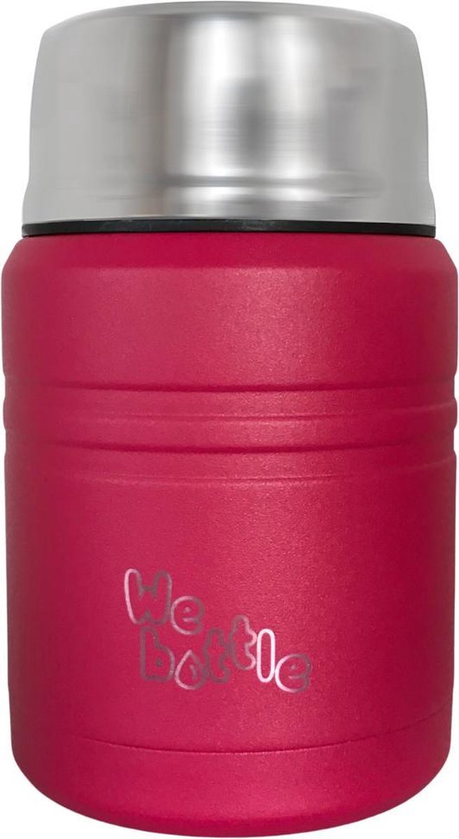500ml Food Jar (Voedselthermos) - We Bottle - Dark Pink