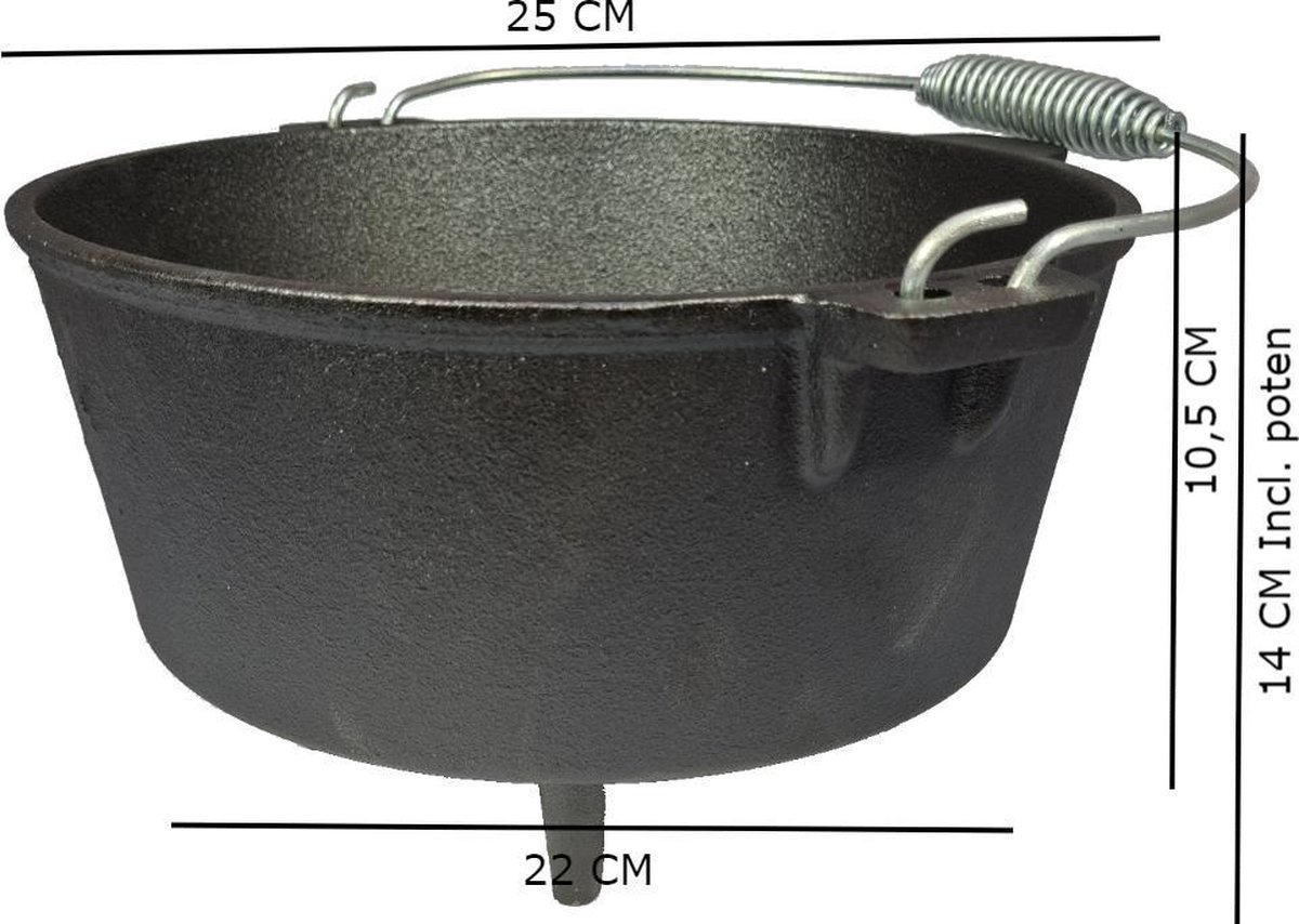 Dutch Oven Large Kamado 3,8 liter