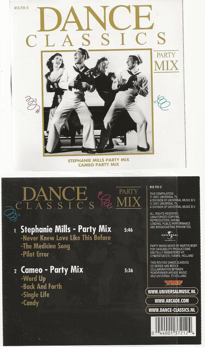 DANCE CLASSICS PARTY MIX (MAXI)