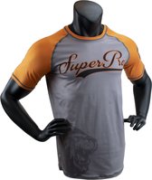 Super Pro Combat Gear T-Shirt Sublimatie Challenger Grijs/Oranje/Zwart Extra Extra Large