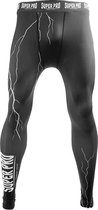 Super Pro Combat Gear Tight Thunder Zwart/Grijs Extra Extra Large