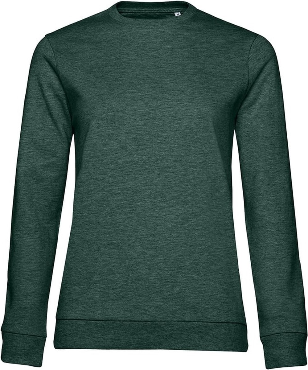 B&C Dames/dames Set-in Sweatshirt (Donkergroene heide)