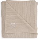 Jollein – Deken Ledikant 100x150cm Basic Knit – Dekentje Baby – Nougat