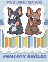 ANIMAUX DROLES - Livre De Coloriage Pour Enfants