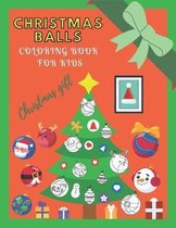 Christmas Balls Coloring Book For Kids