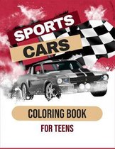 Sports Cars Coloring Book For Teens