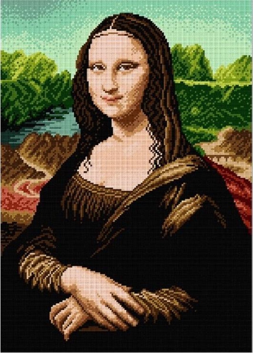 Borduurstramien ORCHIDEA - MONA LISA - 39 x 54 cm (EXCLUSIEF GARENS)