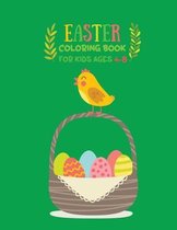 Easter Coloring Book For Kids Ages 4-8