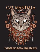 Cat Mandala Coloring Book For Adults: Cats Coloring Book