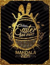 Happy Easter Egg Hunt Mandala Style
