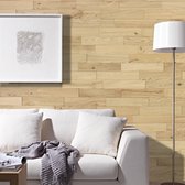 wodewa wandbekleding hout 3D optiek eiken rustiek, natuurlijk, 400, zelfklevend 1m² wandpanelen moderne wanddecoratie hout bekleding houten wand woonkamer keuken slaapkamer