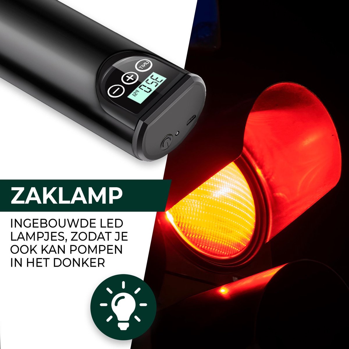Elektrische compressor auto luchtpomp fiets - 150 psi accu