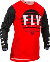 Fly Racer Factory LS Jersey bmx shirt rood