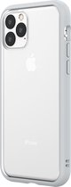 Apple iPhone 11 Pro Hoesje - Rhinoshield - MOD NX Serie - Hard Kunststof Backcover - Platinum Gray - Hoesje Geschikt Voor Apple iPhone 11 Pro