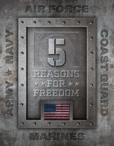 5 Reasons for Freedom metalen wandbord - 31,5 cm x 40,5 cm