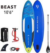 Aqua Marina Beast | 2021 - Opblaasbaar SUP board - 315 cm - complete set met peddel, leash, pomp en rugzak en fin
