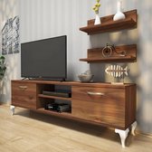 Rani - 182 - Tv Meubel - Walnoot - 150 cm - Tv Meubel Hout - Tv Meubel Walnoot - Tv Meubels
