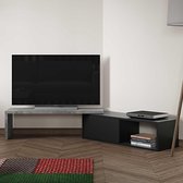 TemaHome- TV Meubel Tv-meubel Movie - 110cm - Zwart; Betonlook