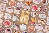 Set van 46 stickers - Tea, Coffee and Sweets