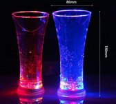 Lichtgevend Long drinkglas RGB - LED