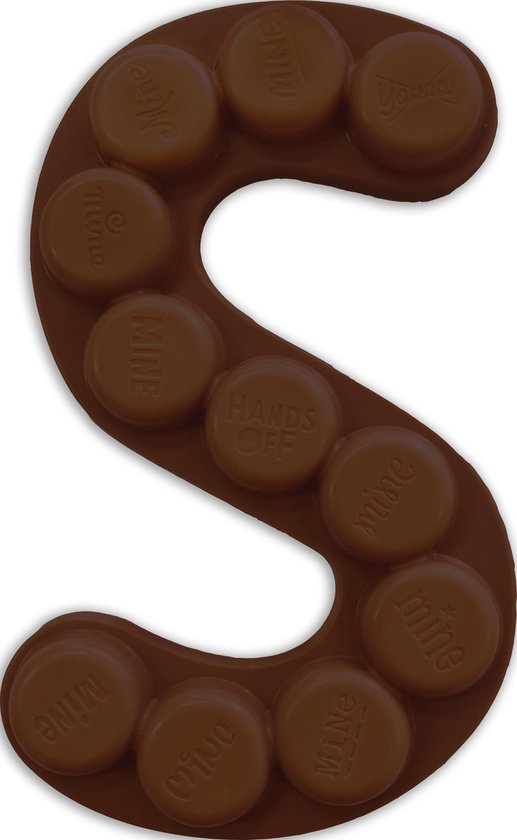 Hands Off - Vegan Chocoladeletter Dark 85% - 8 x 120 Gram