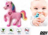 1 x Roze Eenhoorn Siliconen Bijtring / Pink Unicorn Silicone Teether BPA Free / Baby Bijtring Eenhoorn Ontwerp / BPA Vrij / Food Grade Silicone / Bijtspeeltje / Bijtring / Kauwring
