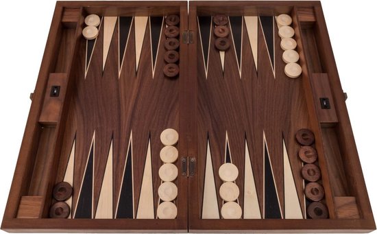 hek arm uitdrukken Backgammon Tavla - Handgemaakt - Hout - 50 x 30 x 7 cm | Games | bol.com