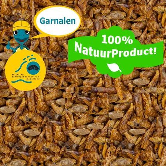 Gedroogde Garnalen voor Waterschildpadden - Natuurproduct - 250g