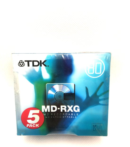 TDK 80 MD-RXG Mini Disc 5 Pack