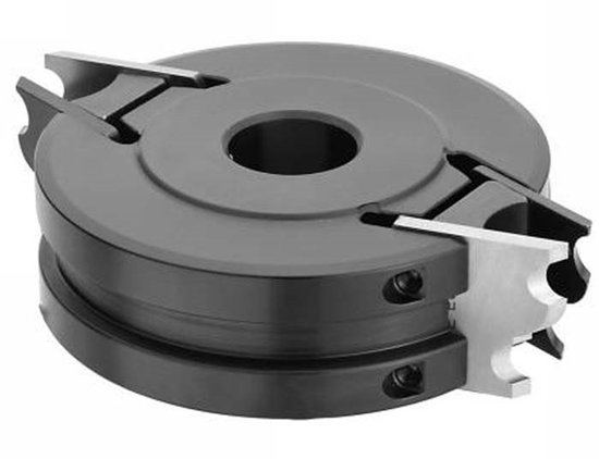 CMT universele stalen freeskop Ø 120 x 40 mm., asgat Ø40mm. MAN (in koffer, incl. set messen)