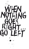 Rightorleft deurposter 92x202 cm