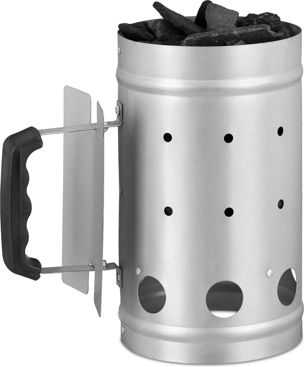 Brikettenstarter - BBQ starter ZILVER - houtskool starter - barbecue starter