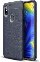 Xiaomi Mi Mix 3 Hoesje - Mobigear - Luxury Serie - TPU Backcover - Marineblauw - Hoesje Geschikt Voor Xiaomi Mi Mix 3