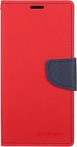Samsung Galaxy S10e Hoesje - Mobigear - Wallet4 Serie - Kunstlederen Bookcase - Rood - Hoesje Geschikt Voor Samsung Galaxy S10e