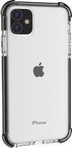 Apple iPhone 11 Hoesje - Mobigear - Acrylic Serie - Hard Kunststof Backcover - Transparant / Zwart - Hoesje Geschikt Voor Apple iPhone 11