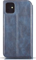 Apple iPhone 11 Pro Hoesje - Mobigear - Slim Wallet Serie - Kunstlederen Bookcase - Blauw - Hoesje Geschikt Voor Apple iPhone 11 Pro